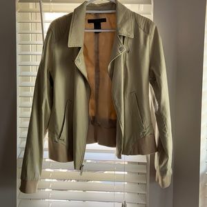 Khaki bomber jacket